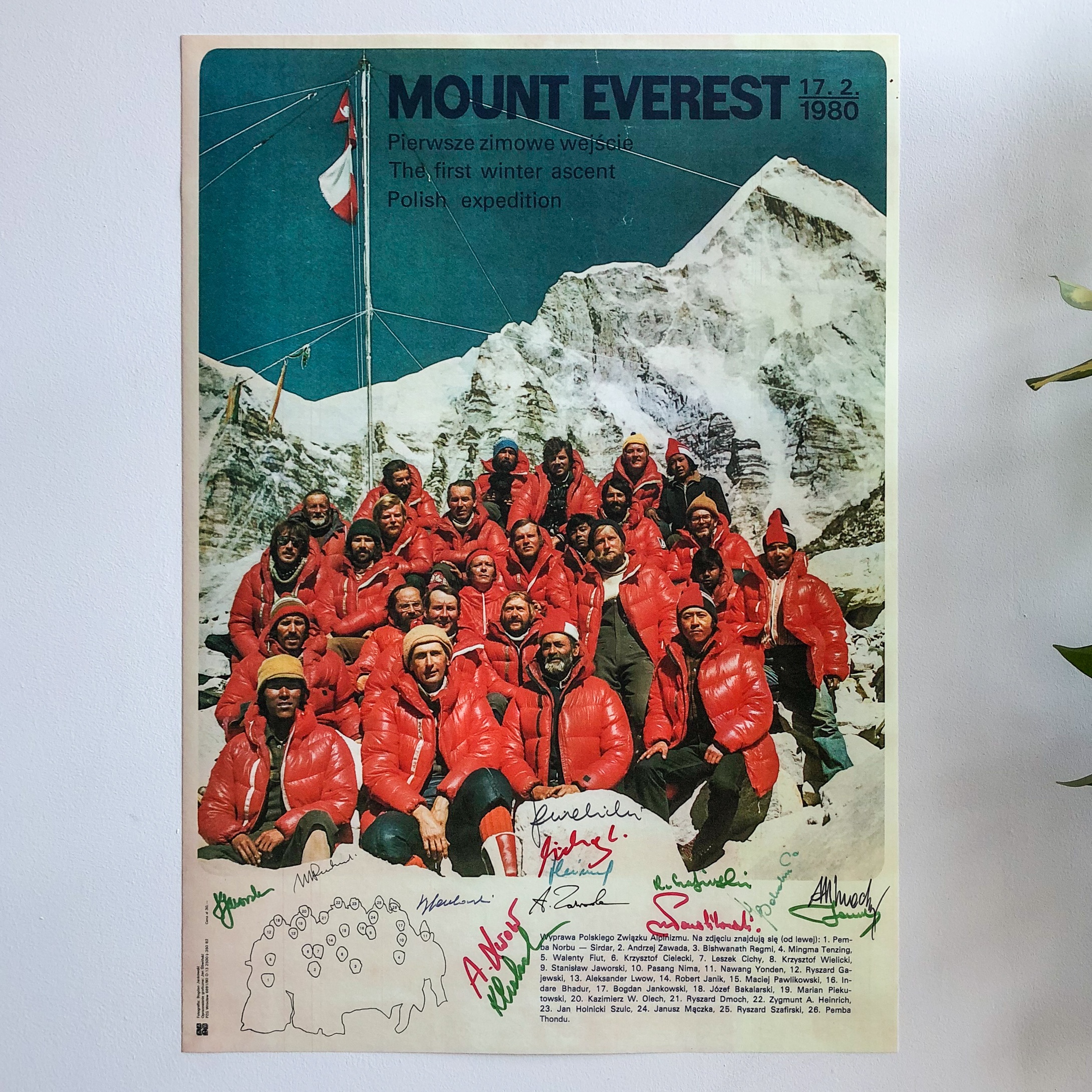 Plakat „Mt.Everest 1979/1980”