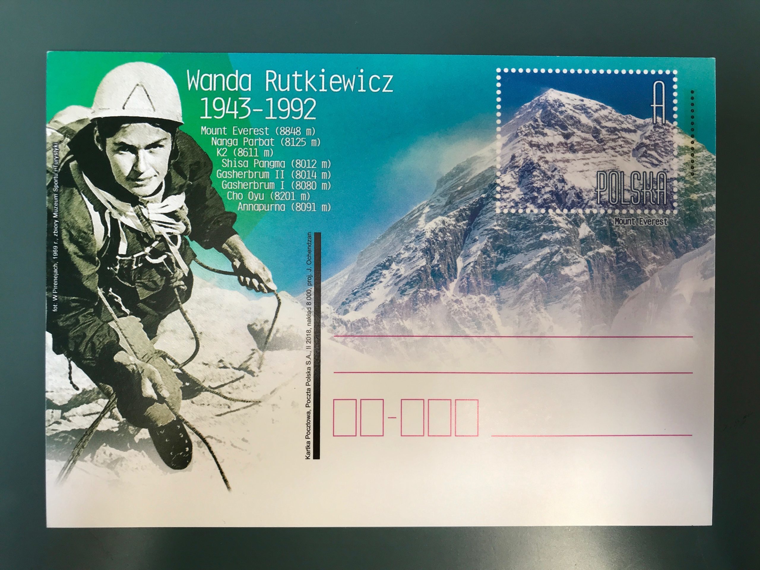 Kartka pocztowa - Wanda Rutkiewicz